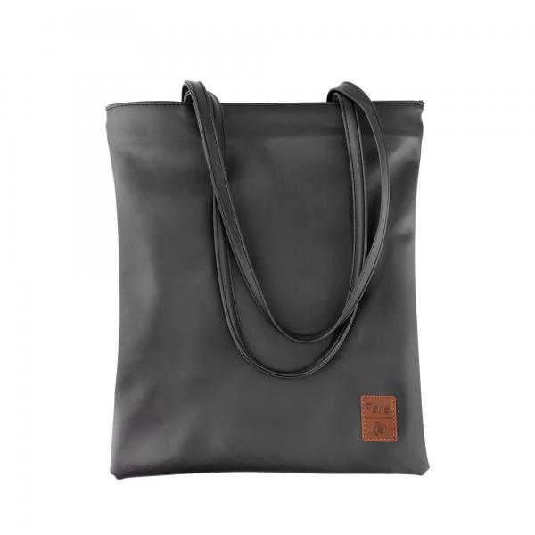 Fermuarlı Siyah Omuz Çantası