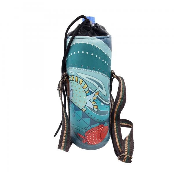 Balık Baskılı Isı Yalıtımlı İçecek Kılıfı