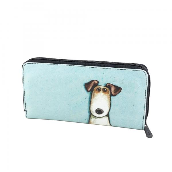 Perabags Köpek Baskılı Fermuarlı Cüzdan