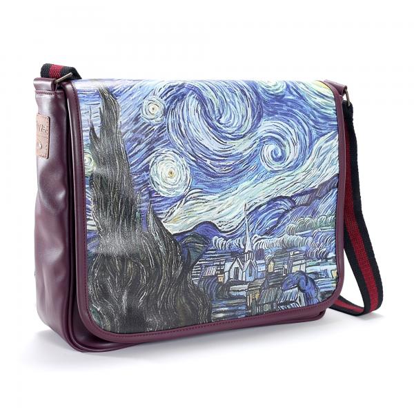 Van Gogh Starry Night Postacı Çantası