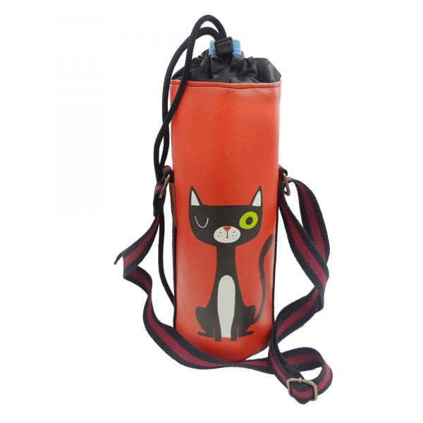 Kedi Baskılı Isı Yalıtımlı İçecek Kılıfı