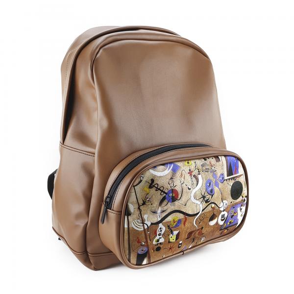 Jaon Miro Tablo Baskılı Sırt Çantası