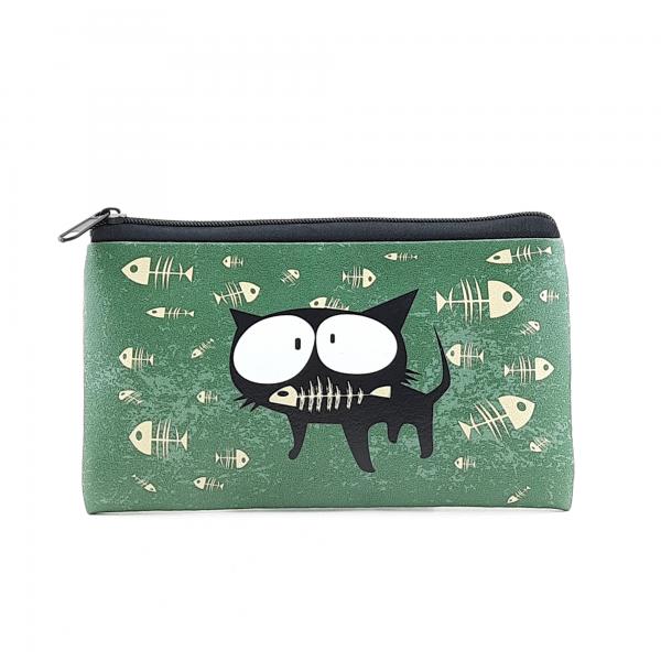 Tasarım Kedi Baskılı Bozuk Paralık