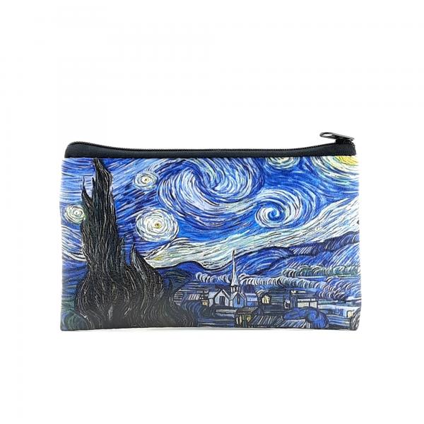 Van Gogh Starry Night Baskılı Bozuk Paralık