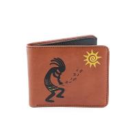 Kokopelli Baskılı Erkek Cüzdanı